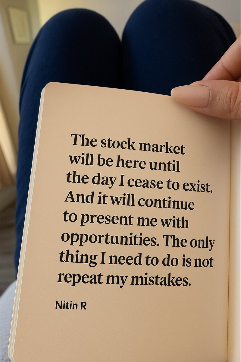 The stock market will be here until the day I cease to exist